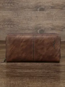 Men's Long Wallet 19.5cm, Light Luxury Crocodile Pattern, Fits Phone & Cards, Thin Design, Wrist Strap & Handbag Mode, All Seasons Casual Style, Minimalist Wallet, Durable Fashion Wallet