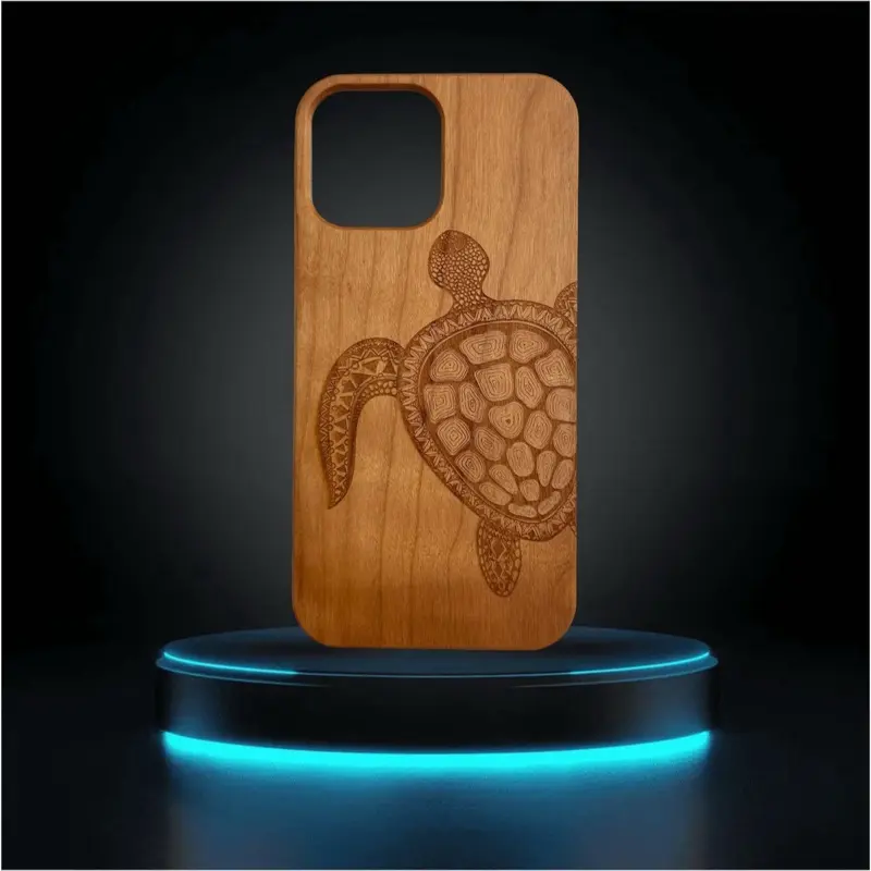 Engraved  wood  phone cases Cellphone Casing Protection