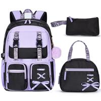 C6 Shoelace-Black Purple