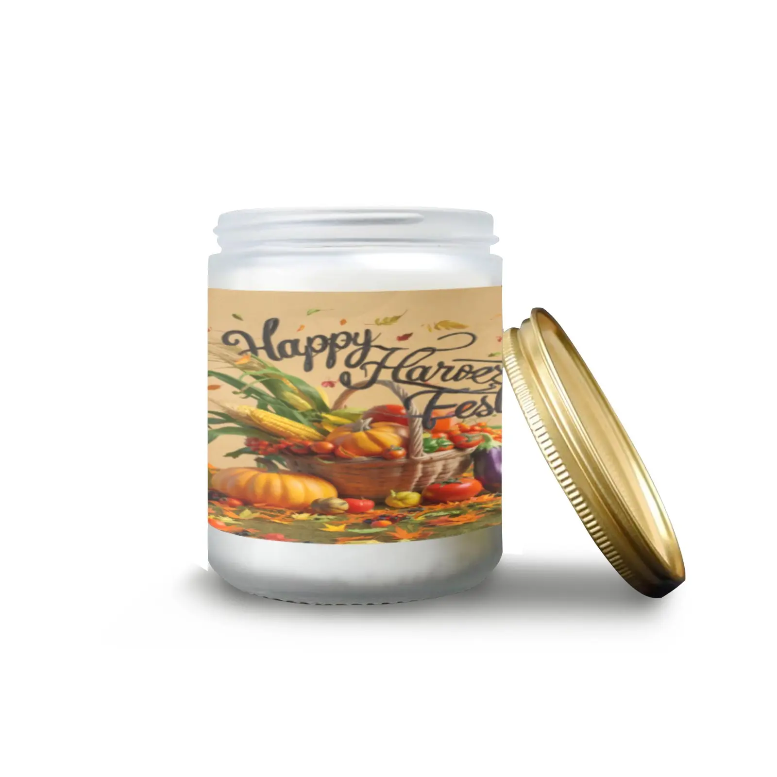 Cheerful Jar Scented Candles for Thanksgiving Festivities and Enchanting Christmas Nights