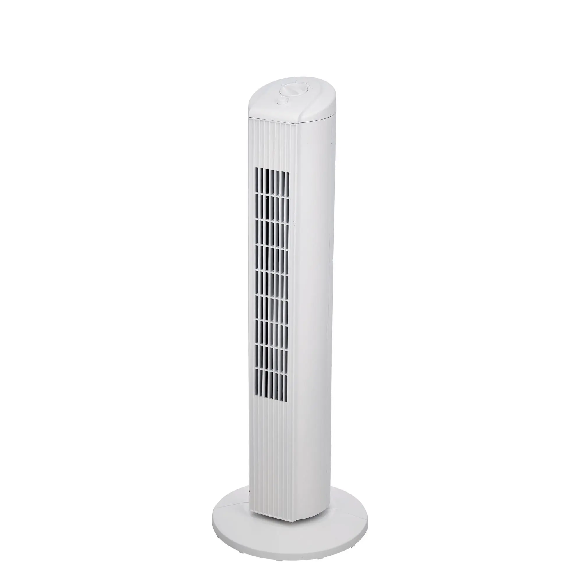 Mainstays 28-Inch Tower Fan with 3-Speed Settings and Oscillation, White, MSWMT24MWV