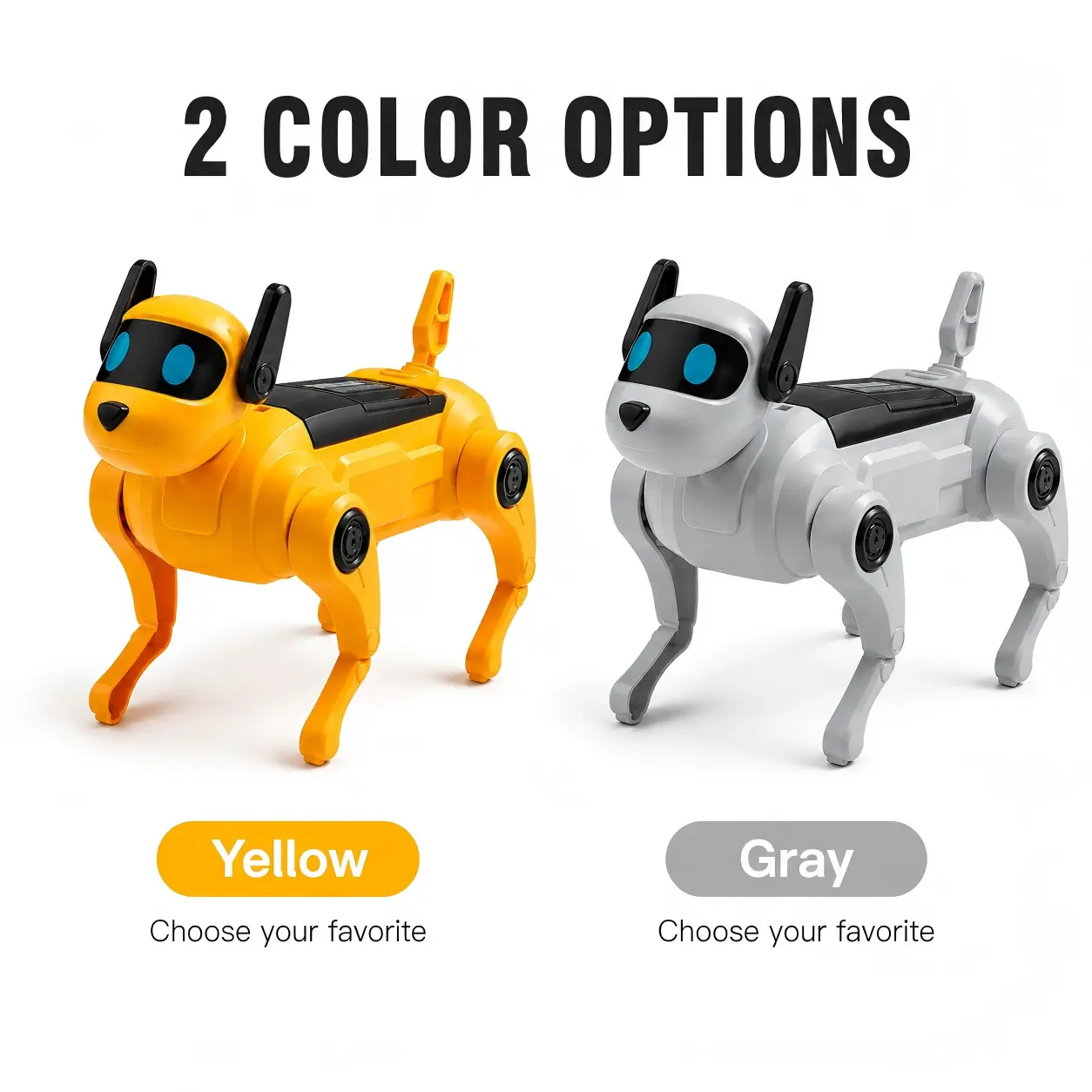 Build Your Own Walking Robot Dog Kit for Kids Ages 8+, DIY Mechanical Puppy Toy with Moving Legs, Forward & Backward Pla