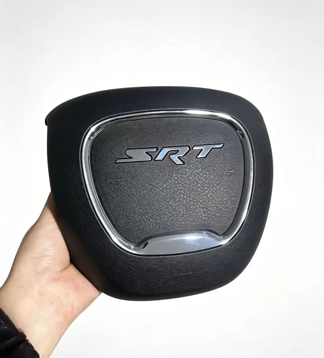 Fit Dodge Challenger Charge  R/T Scat pack Durango SRT Custom replacement parts for the horn hood airbag cover steering wheel center cover