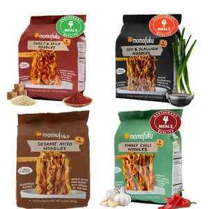 BIG SALE 2026 !!! Momofuku Soy & Scallion Ramen Noodles by David Chang, 4 Pack of Restaurant Quality Instant Noodles Now with More Sauce & 10g of Protein