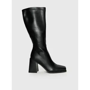Renzo Knee High Boots Black
