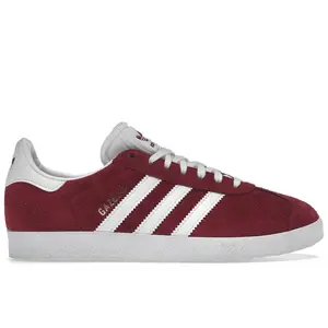 adidas Men's Gazelle Collegiate Burgundy White, from StockX