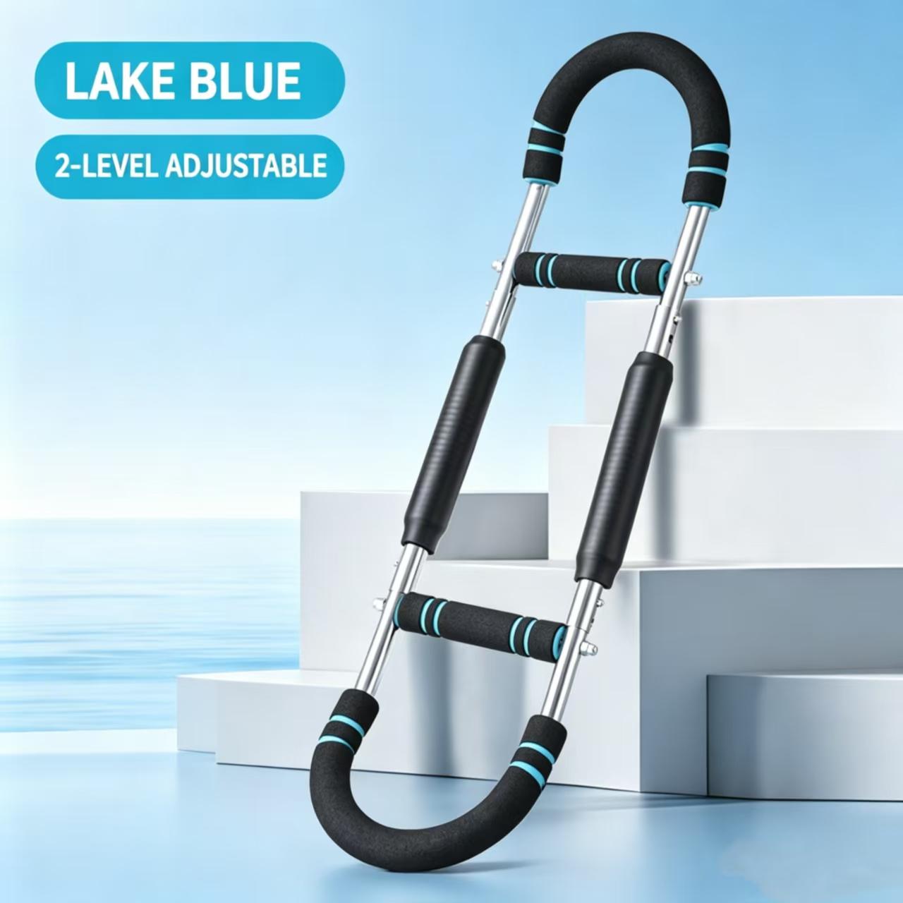 Detachable Portable Steel Spring Resistance Arm-Tricep Grip - Adjustable Forearm Strengthener, Arm Trainer, Muscle Exercise Equipment with Rubber Parts for At-Home Upper Body Strength Training, Indoor Fitness Gear
