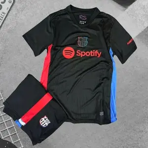 FC Barcelona 2025 Away Soccer Kit, Premium Fabric Match Style Set