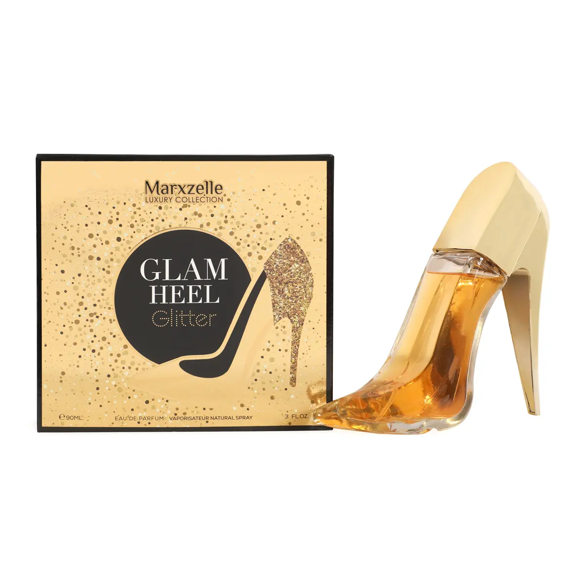Marxzelle Designer Perfume Glam Heel Glitter Perfume for Women 90ml Eau de Parfum Marxzelle Designer Perfume Glam Heel Glitter Perfume for Women 90ml Eau de Parfum