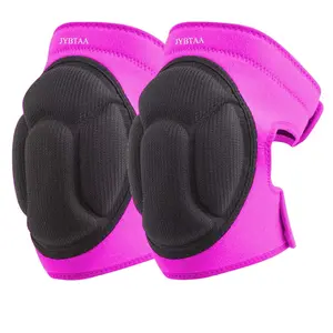 Knee Pads For Cleaning House Floors,Gardening Work,Carpet, Roofing With Soft Inner Liner, Adjustable Knee Pads Suitable For Garden,Flooring Yard,Pink L