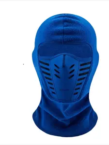 Winter Fleece Windproof Face Mask, Full Coverage Design with Breathable Holes, Head Neck Protection for Skiing Motorcycle Outdoor Sports