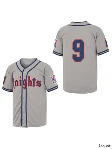 Man No. 9 Rider Baseball Jersey: Exuding team spirit in a stylish manner