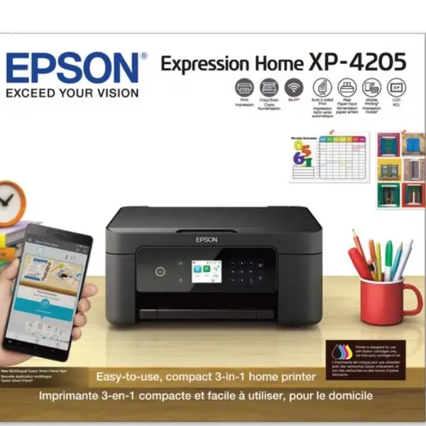 Wireless Color All-in-1 Printer with Scanner, Copier, and Automatic 2-Sided Printing