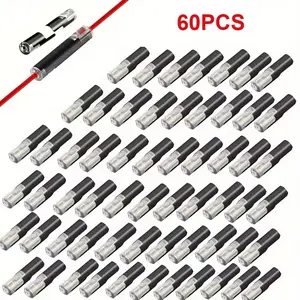 Black Quick-Connect Terminals with 1-Hole Design - Heavy-Duty Copper Connectors for Electrical/Electronic Applications, Easy-Install & Reliable Performance, Electrical Outlets, Quickconnect Technology, Reliable Connectors, Durable Reliable Connectors