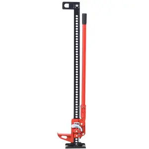 High Lift Farm Jack, 48" Utility Farm Jack, 7000 lbs Capacity Ratcheting Off Road Utility Jack, Heavy-Duty Farm Jack for Tractor, Truck, SUV, Bumper Lift, RED