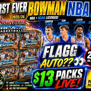 Bowman 2025/26 NBA Trading Cards - Look for Autograph Cards - Official NBA Merchandise