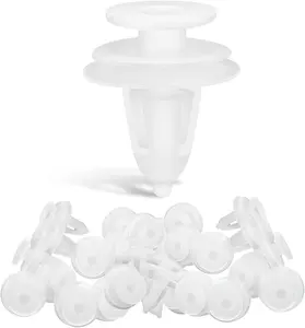 Nilight 40PCS Door Panel Retainer Clips 6504014 Chrysler 300M Cirrus Concorde Intrepid LHS PT Cruiser, Dodge Grand Caravan Neon Stratus, Plymouth Breeze Grand Voyager 8mm Hole 2 Years Warranty, Nylon, Reusable