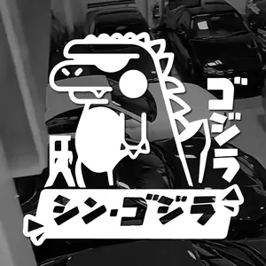 2025 CARTOON Japanese Dinosaur CUTE GOZILA Stickers,for cartoon lover,High quality sticker for cars trucks motorcycles &laptops!