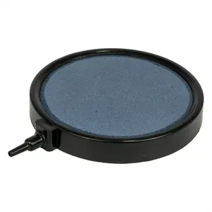 Aqua Dream Air Stone 4 Inch Disc Diffuser Black for Aquarium Oxygenation & Filtration High-Quality Carborundum Material Easy to Use