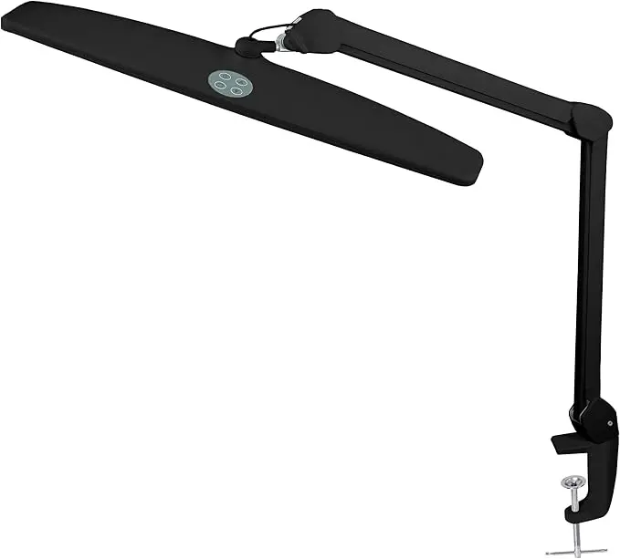 Neatfi Elite Task Lamp | 22-Inch Wide Shade | 2,260 Lumens | 3 Color Temperature Modes | Non-Polar Dimming Desk Lamp
