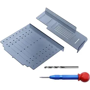 Cabinet Door & Drawer Hardware Installation Template Kit Include Drill Bit Mounting Template for Cabinet Knob, Cabinet Pulls