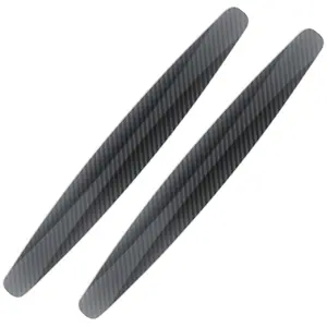 2PCS Rubber Car Bumper Guard,Anti-Collision Anti-Scratch Car Rear Bumper Protector Strip,Universal Car Bumper Protector Guard Car Exterior Accessories for Cars Trucks SUVs