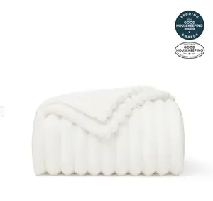 Blanket GentleSoft By Bedsure White