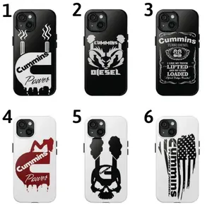 Cummins Engine Power Tough Phone Case Turbo Diesel Aesthetic Shockproof Rugged Cover For iPhone 11-17 Pro Max/Plus & Samsung Galaxy S23-S25