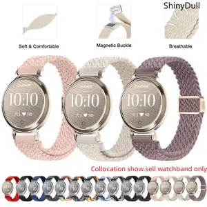 Woven Nylon Watch Band for Garmin Lily 2 – Breathable Sport Strap for Women