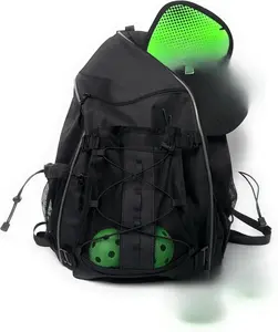 Good E's Extra Large Pickleball Bag with Shoe Compartment, Pickleball Backpack for Women and Men, Durable Pickle Ball Bag with Safety Pocket, Hook and Straps, Fits Four Paddles and Accessories