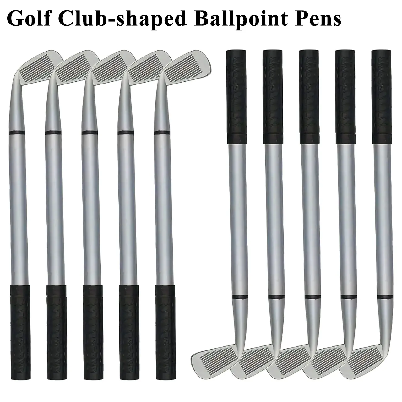 10/30pcs Golf Club-Shaped Ballpoint Pen Set, Perfect for Office And Writing Pens, The Best Gift for Golf Enthusiasts And Colleagues to Use in The Office Special Pen