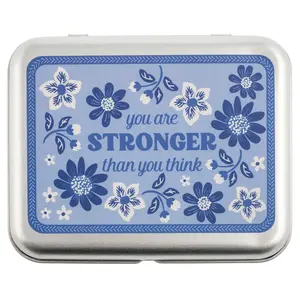 Blue Floral Sentiment Box