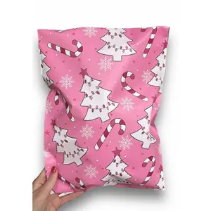 14.5x19 Its a Pink Christmas Poly Mailer