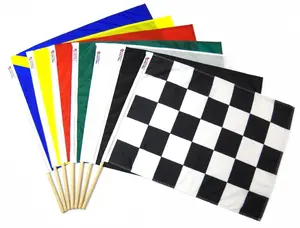 Track Set of 7 Printed Checkered and Printed Passing Flag