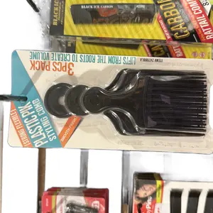 Plastic styling comb hair pik
