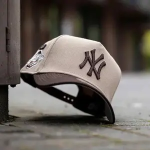 New Era New York Yankees 9FORTY A-Frame Snapback Hat – White Crown Red Brim – Adjustable MLB Baseball Cap – Streetwear Unisex Summer Edition