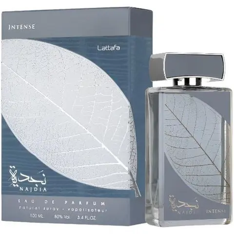 Lattafa | Najdia | Intense | Men's Fragrance | 100 ML - 3.4 OZ | Eau De Parfum | Marine - Lavender & Geranium
