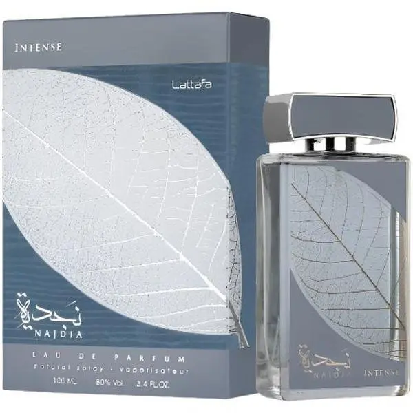 Lattafa | Najdia | Intense | Men's Fragrance | 100 ML - 3.4 OZ | Eau De Parfum | Marine - Lavender & Geranium