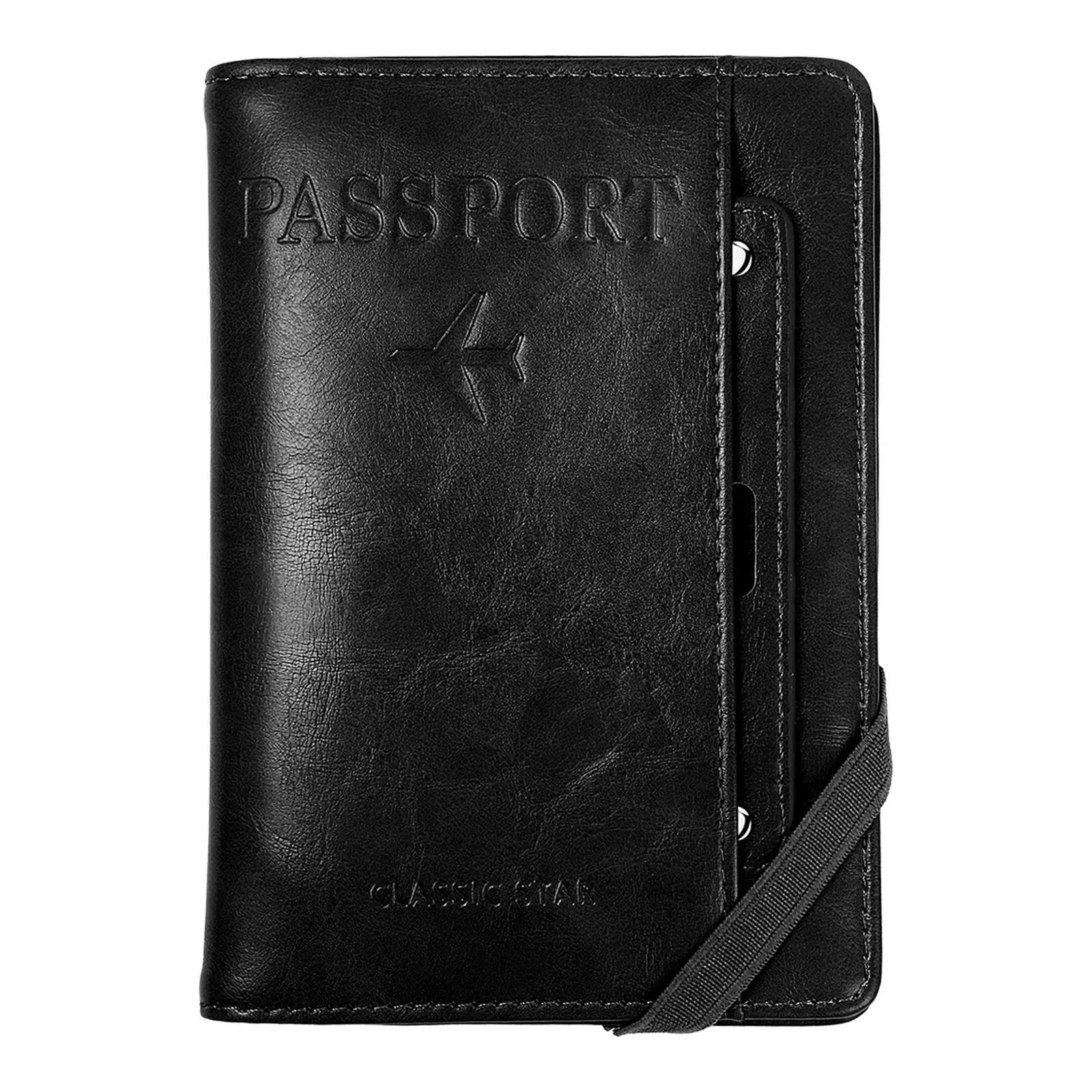 OIDEA PU Leather Passport Cover Wallet - Travel Document Organizer with Card Slots for Men & Women summerwins