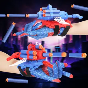 Spider Web Launcher Toy Set for Boys Aged 3-8, Includes Spider Glove and Target, Indoor Outdoor Fun Gift, Birthday Present