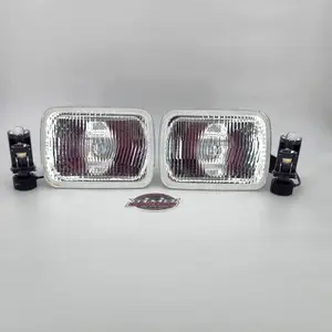 RMS3307PRO - 5x7 (Gen3) Large Square Headlight Conversion Kit with 10,000 LM H4 Mini Projector LED Bulbs