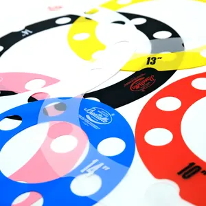 Beatello Drums 5pcs Drumhead Overtone Rings Set Fits 8"/10"/12"/14"/16" Drums & Snare Enhances Sound & Mutes Noise Universal Fit for All Brands