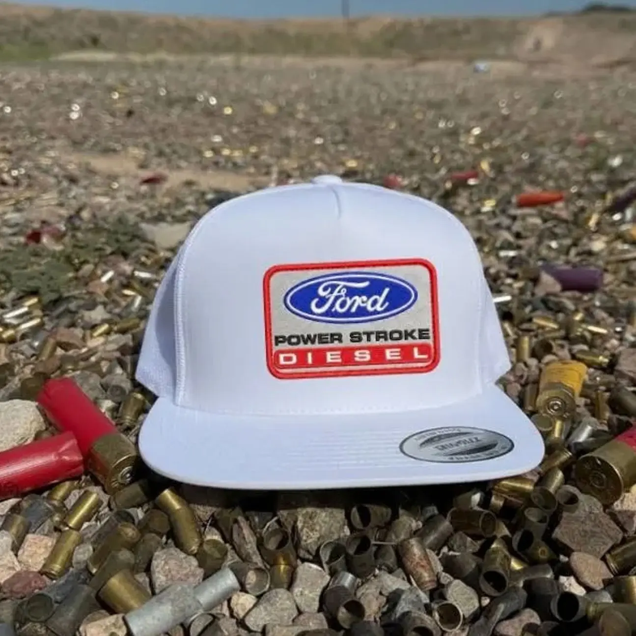 Ford Power Stroke Diesel Snapback Hat | Diesel Truck Patch Trucker Cap | Power Stroke Style Mesh Snapback Hat | Funny Diesel Driver Flat Bill Cap