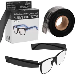 Disposable Eyeglass Sleeves For Glasses – Covers For Eye Glasses Against Hair Color Dye, 200 Per Pack