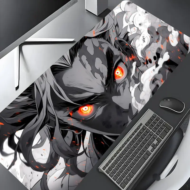 Anime Pattern Mouse Pad, Rectangle Gaming Mouse Pad, Non-slip Mousepad, Office Desk Keyboard Mouse Mat for Home Office Game Room Desk, Computer Desk Mat, Mouse And Keyboard Pad