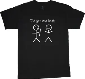 Cool Guy’s Funny Stick Figure Tee - Graphic Humor Saying Clothing