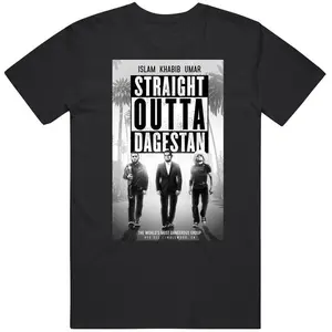 Straight Outta Dagestan Khabib Islam Umar Fighting Mma Fan T Shirt