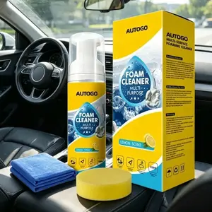 Qifor Pro Foam Cleaner, Deep Stain Removal for Car Interior & Home Furniture, Safe on Plastic, Fabric & Upholstery, Stop Scrubbing!