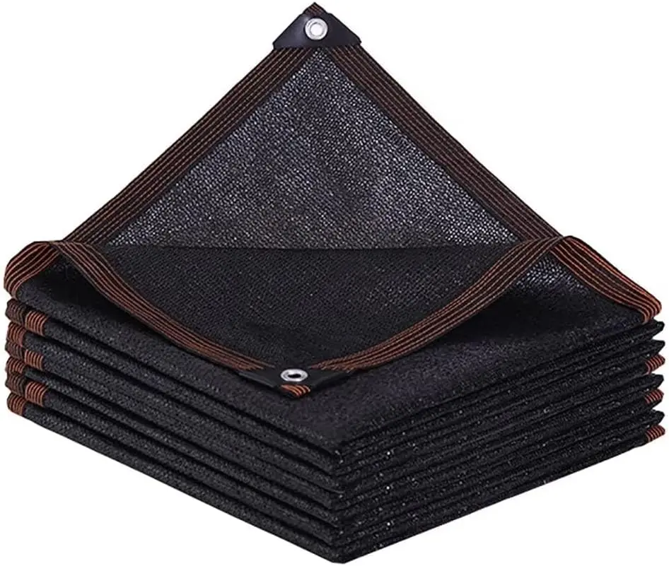 Shade-Cloth-70%-for-Garden--6x3 FT, Black Sun-Block Shade Cover Mesh Tarp with Grommets Sun Shade Canopy for Outdoor Pergola Patio Flower Lawn Kennel Chicken Coop