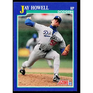Jay Howell 1991 Score #29 Los Angeles Dodgers